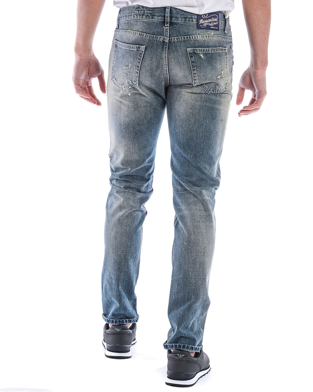 Jeans Daniele Alessandrini 31 Denim Scuro M - mem39