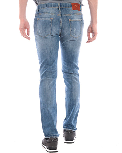 Jeans Daniele Alessandrini 30 Denim Masc. - mem39