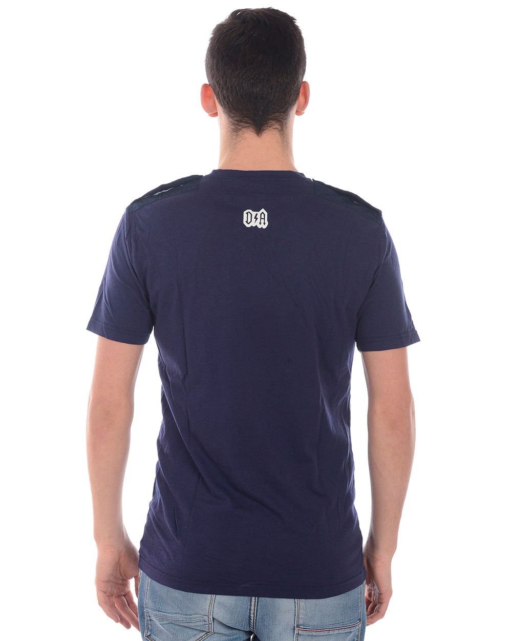 T-shirt Blu Casual Daniele Alessandrini - mem39