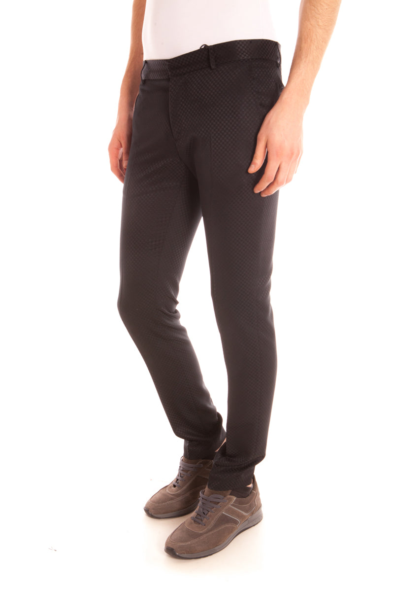 Pantaloni Daniele Alessandrini Eleganza Nero - mem39