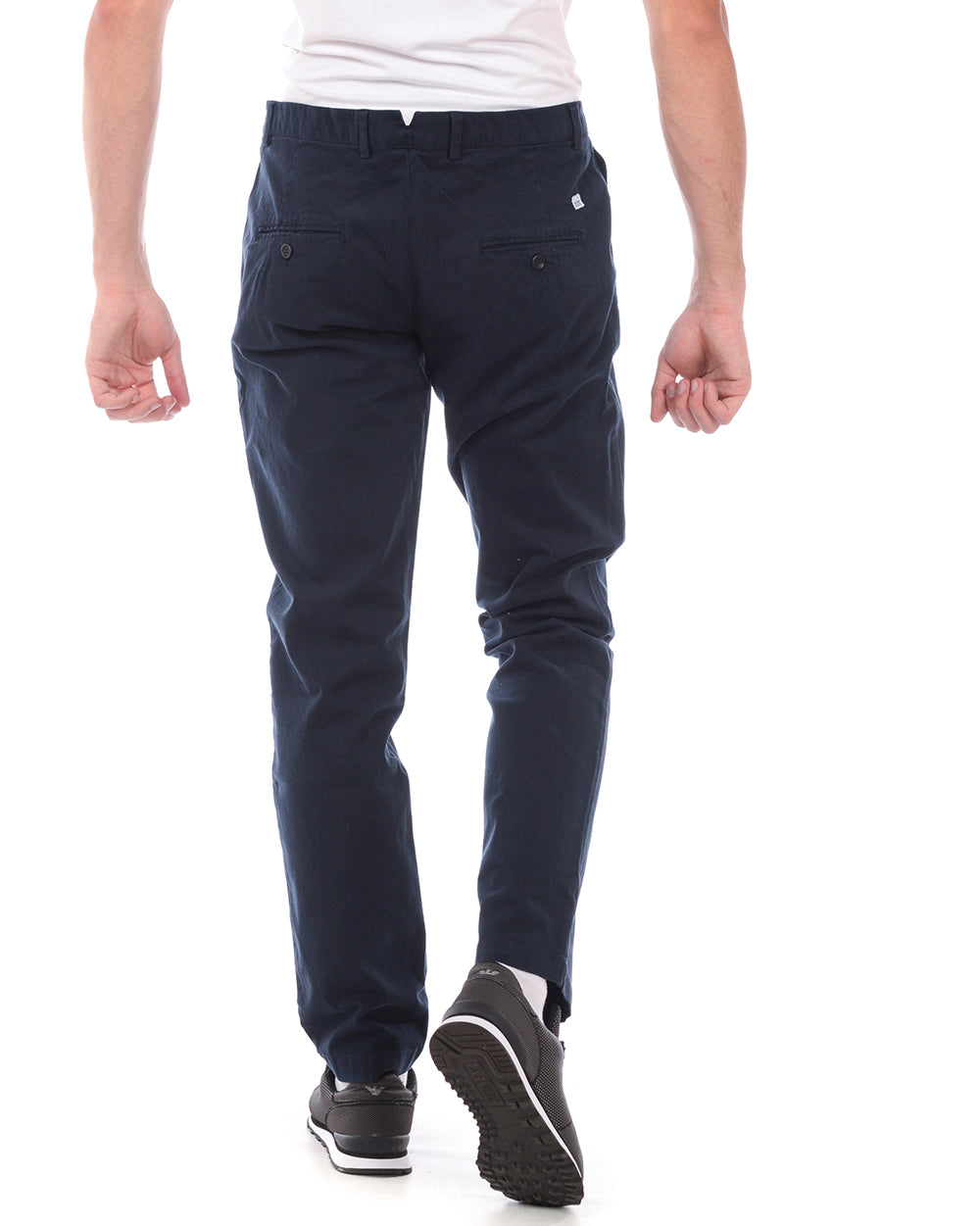 Pantaloni Blu Intenso Confort Daniele Alessandrini - mem39