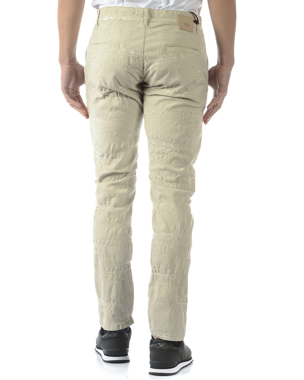 Pantaloni Beige Daniele Alessandrini - Eleganza Italiana - mem39