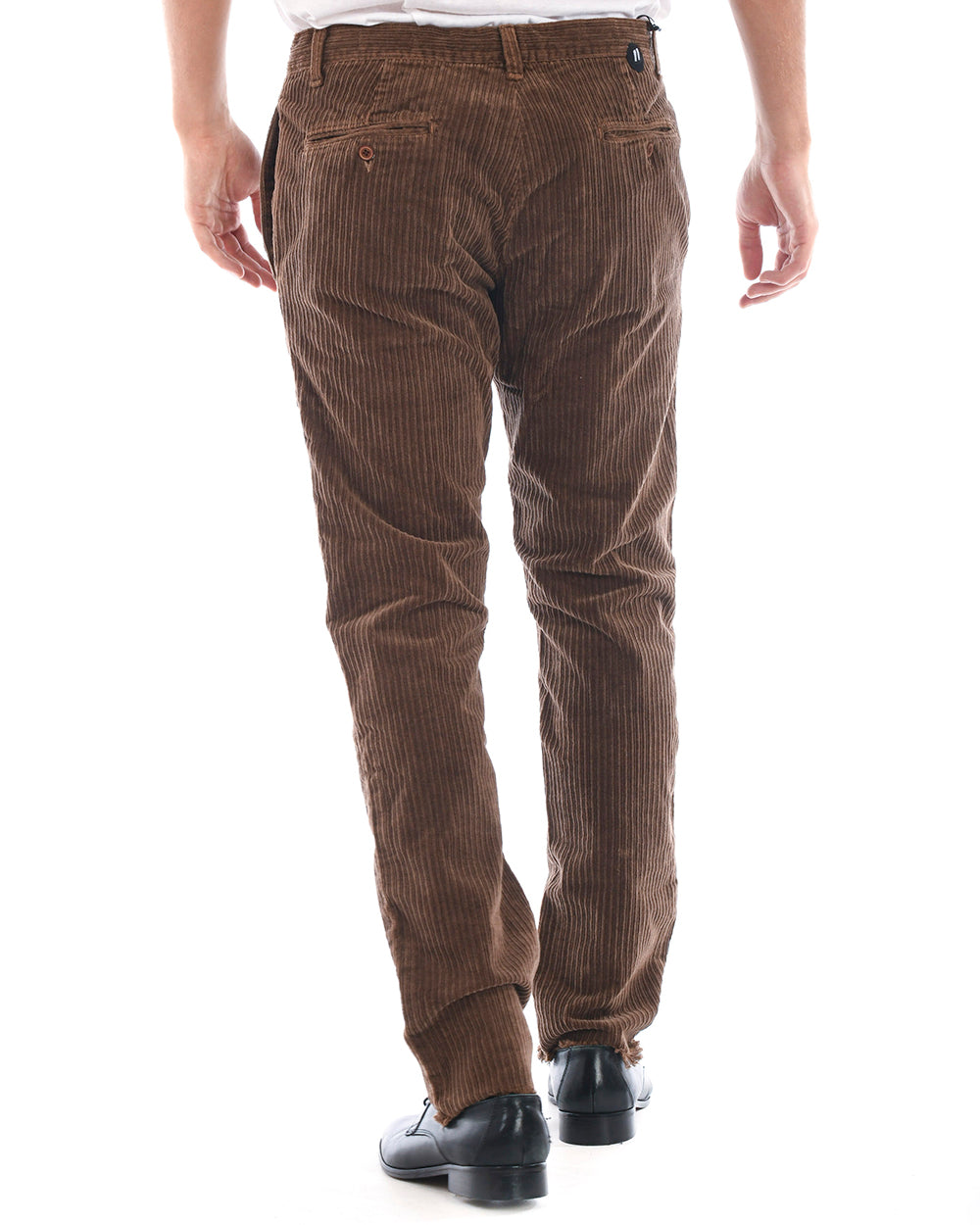 Pantaloni Daniele Alessandrini in Cotone ed Elastan - mem39