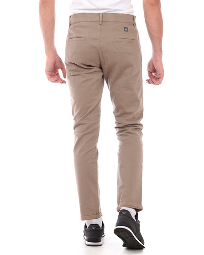 Pantaloni Daniele Alessandrini Beige in Cotone Elastan - mem39