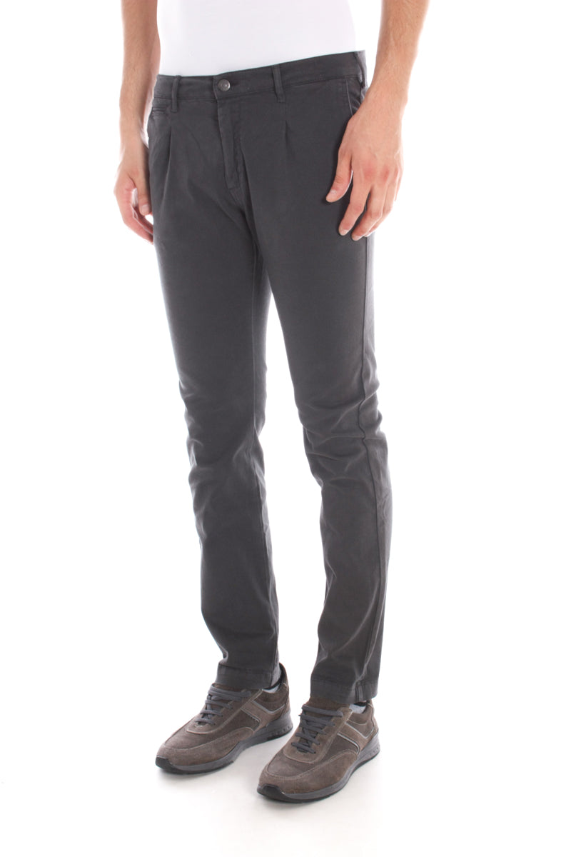 Pantaloni Blu Daniele Alessandrini 38 - Zip e Bottone - mem39