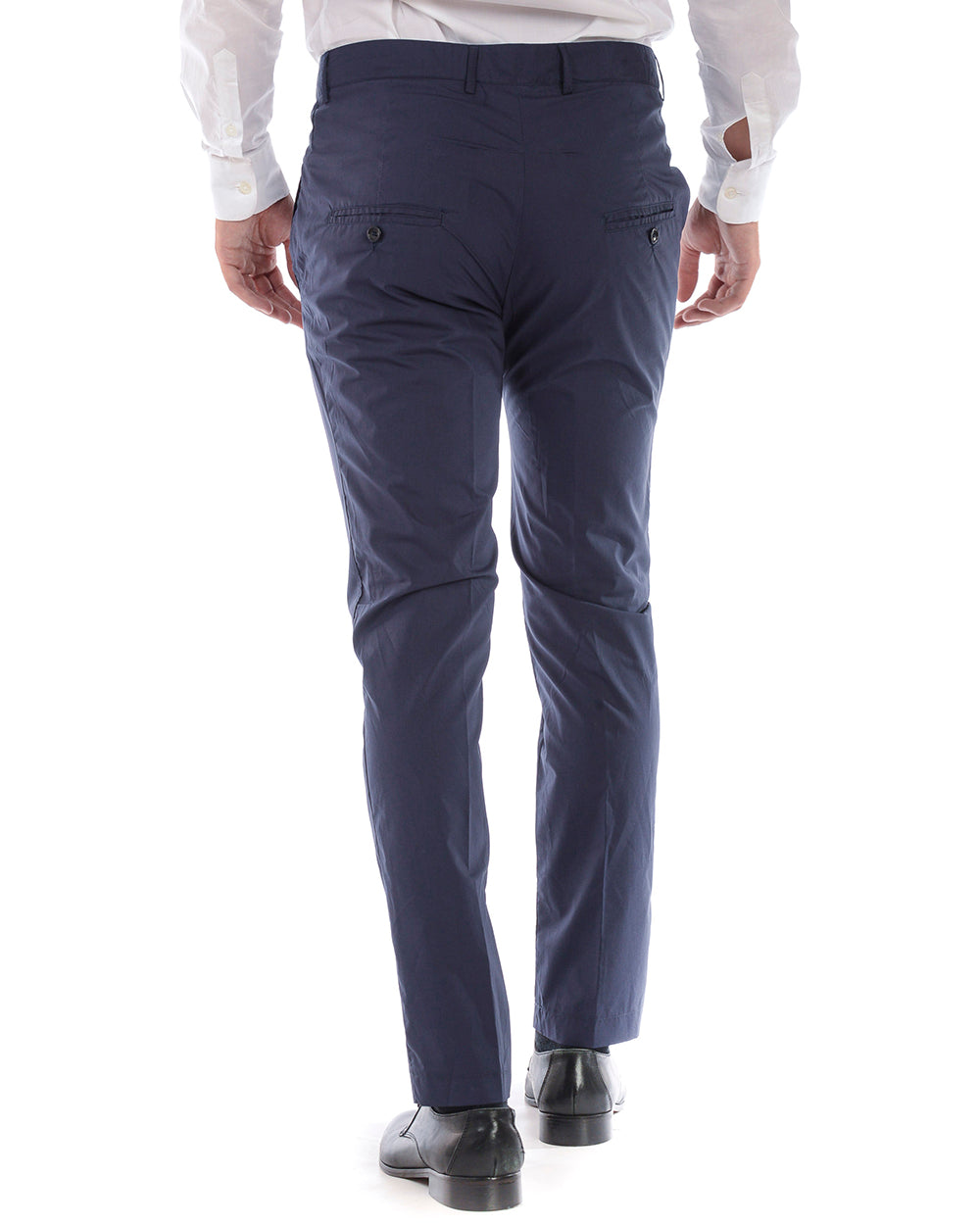 Pantaloni Blu M in Cotone Daniele Alessandrini - mem39