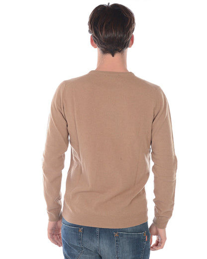 Maglia Beige Lana e Cashmere Daniele Alessandrini - mem39