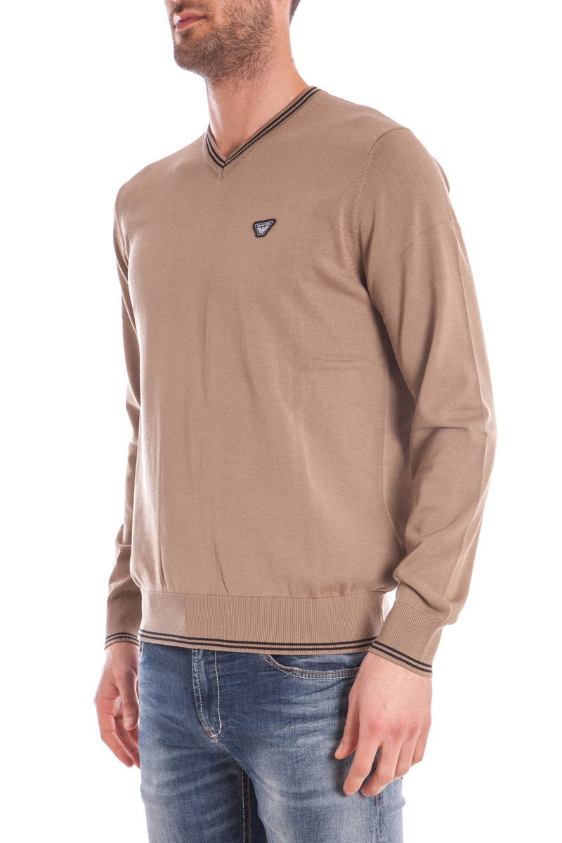 Maglia Armani Jeans AJ Beige in Cotone - mem39