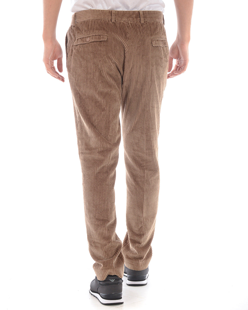 Pantaloni Daniele Alessandrini Bianchi in Cotone - mem39