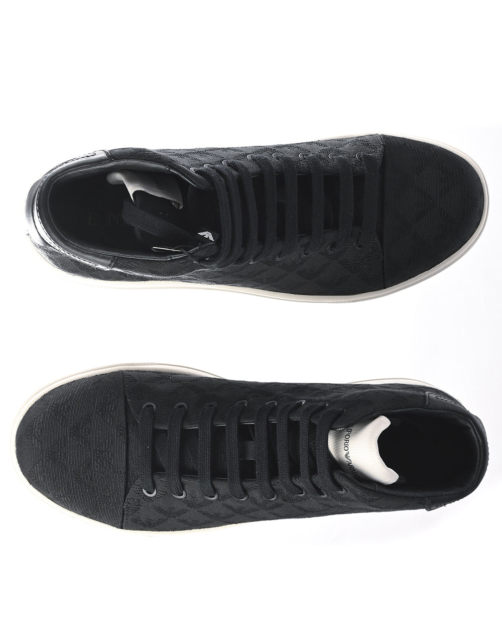 Sneakers Emporio Armani in Pelle Nera - mem39