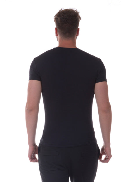 Maglia Emporio Armani Nero con Maniche Corte - mem39