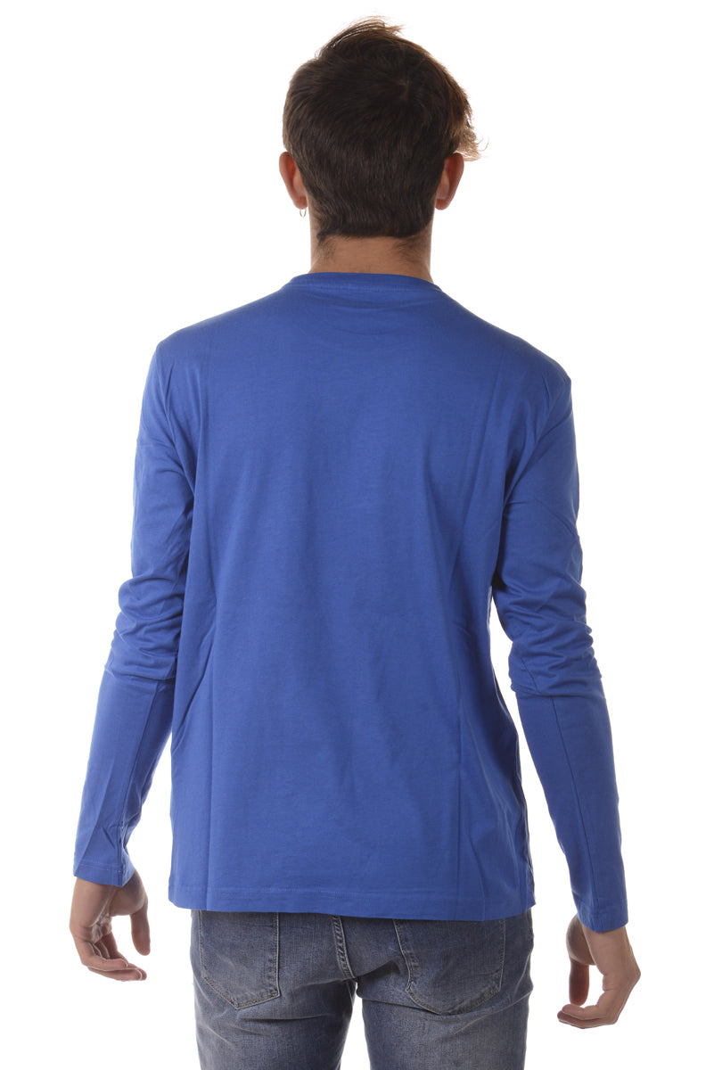 Maglia Emporio Armani EA7 Cotone Blu Chiaro - mem39