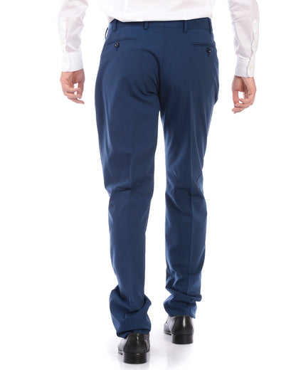 Pantaloni Daniele Alessandrini Blu Classico 52 - mem39