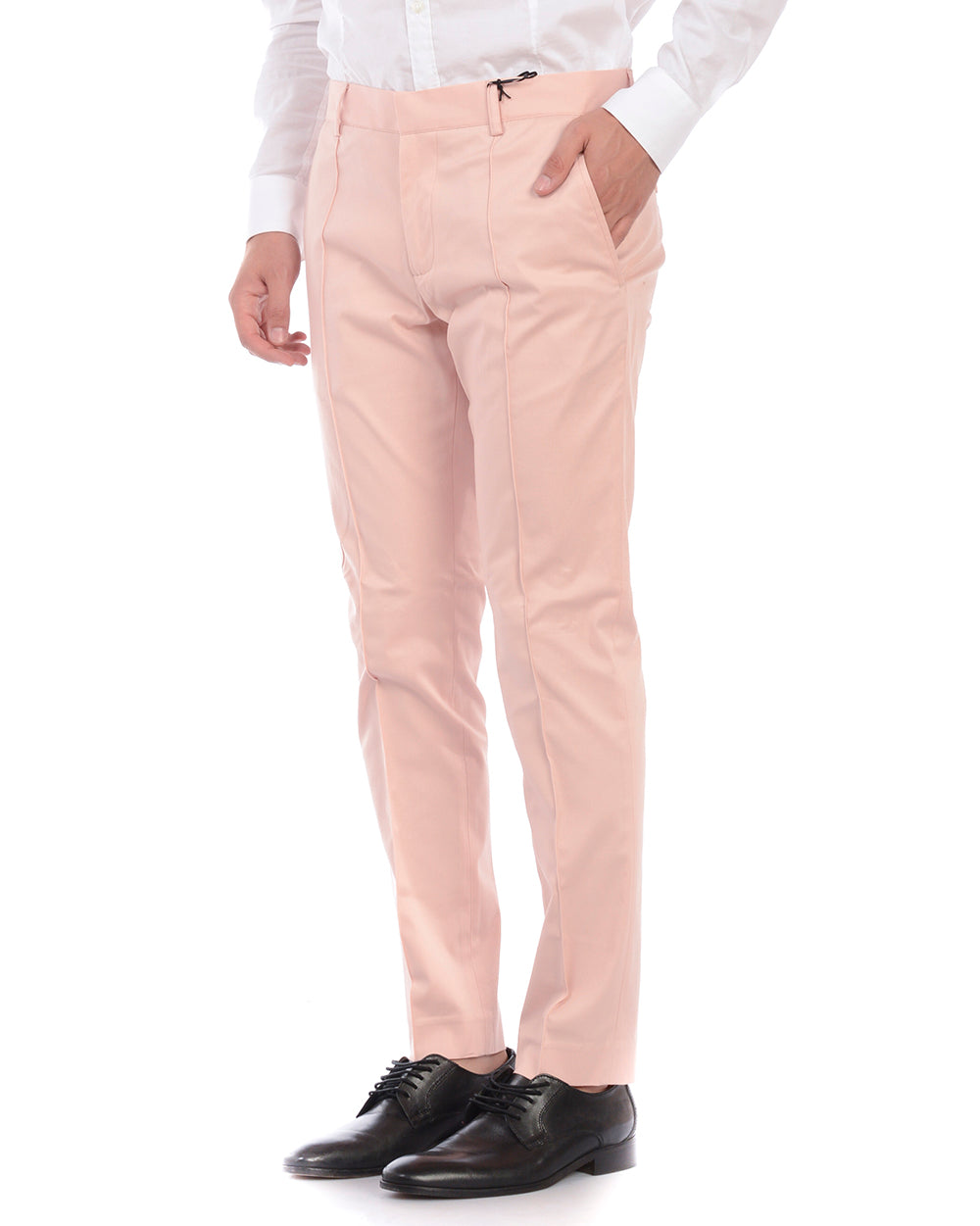 Pantaloni Daniele Alessandrini Rosa Taglia 46 - mem39