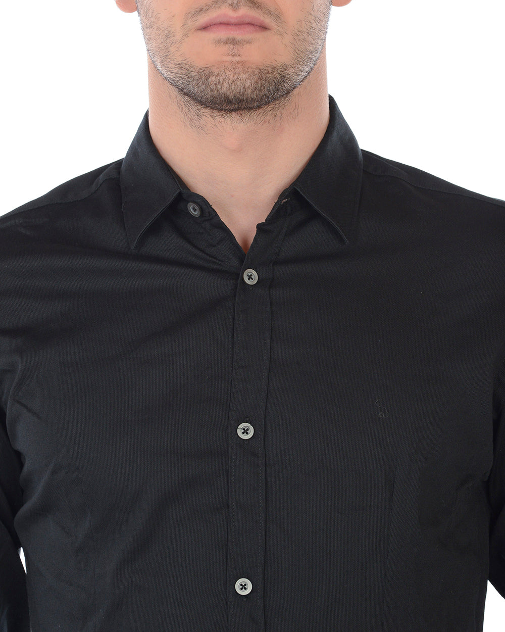 Camicia Daniele Alessandrini Nero M - mem39