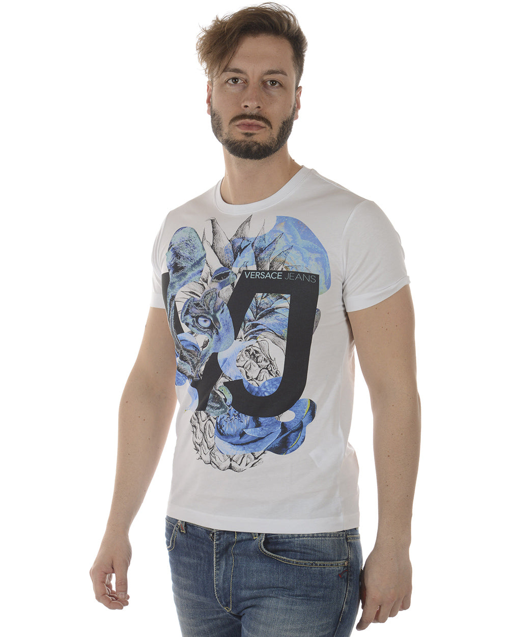 T-shirt Bianca Slim Fit Versace Jeans - mem39