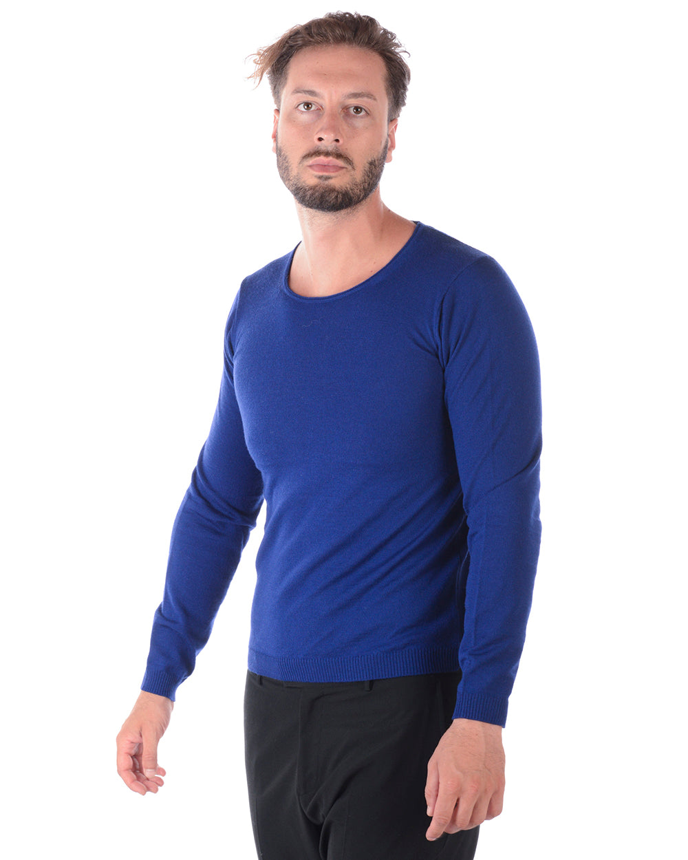 Maglia Daniele Alessandrini Blu A/I 52 - Stile Elegante - mem39