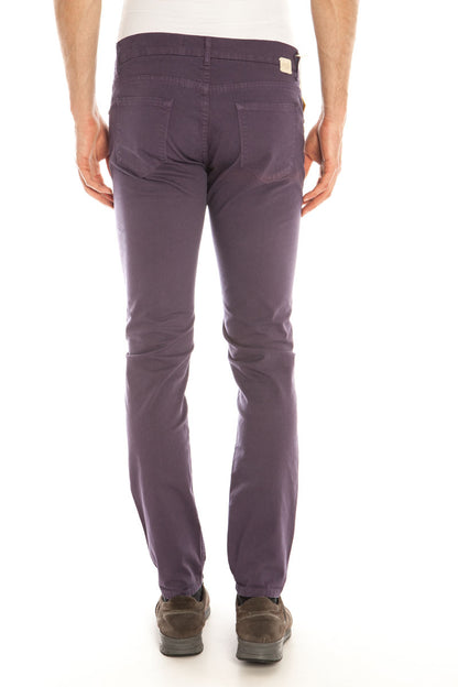 Pantaloni Skinny Viola Scuro Daniele Alessandrini - mem39