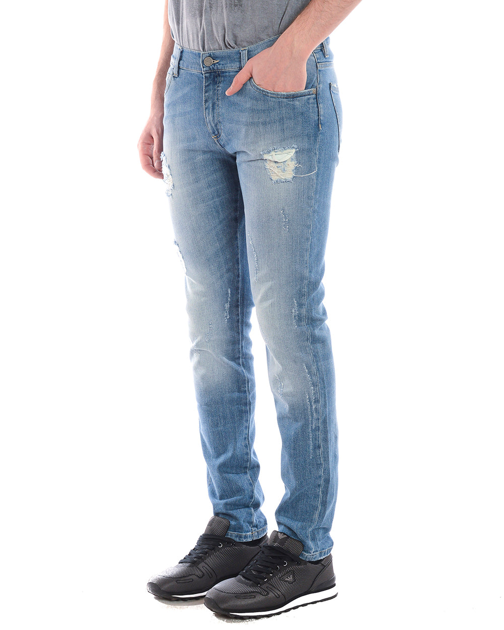 Jeans Daniele Alessandrini 33 Denim Cotone & Elastan - mem39