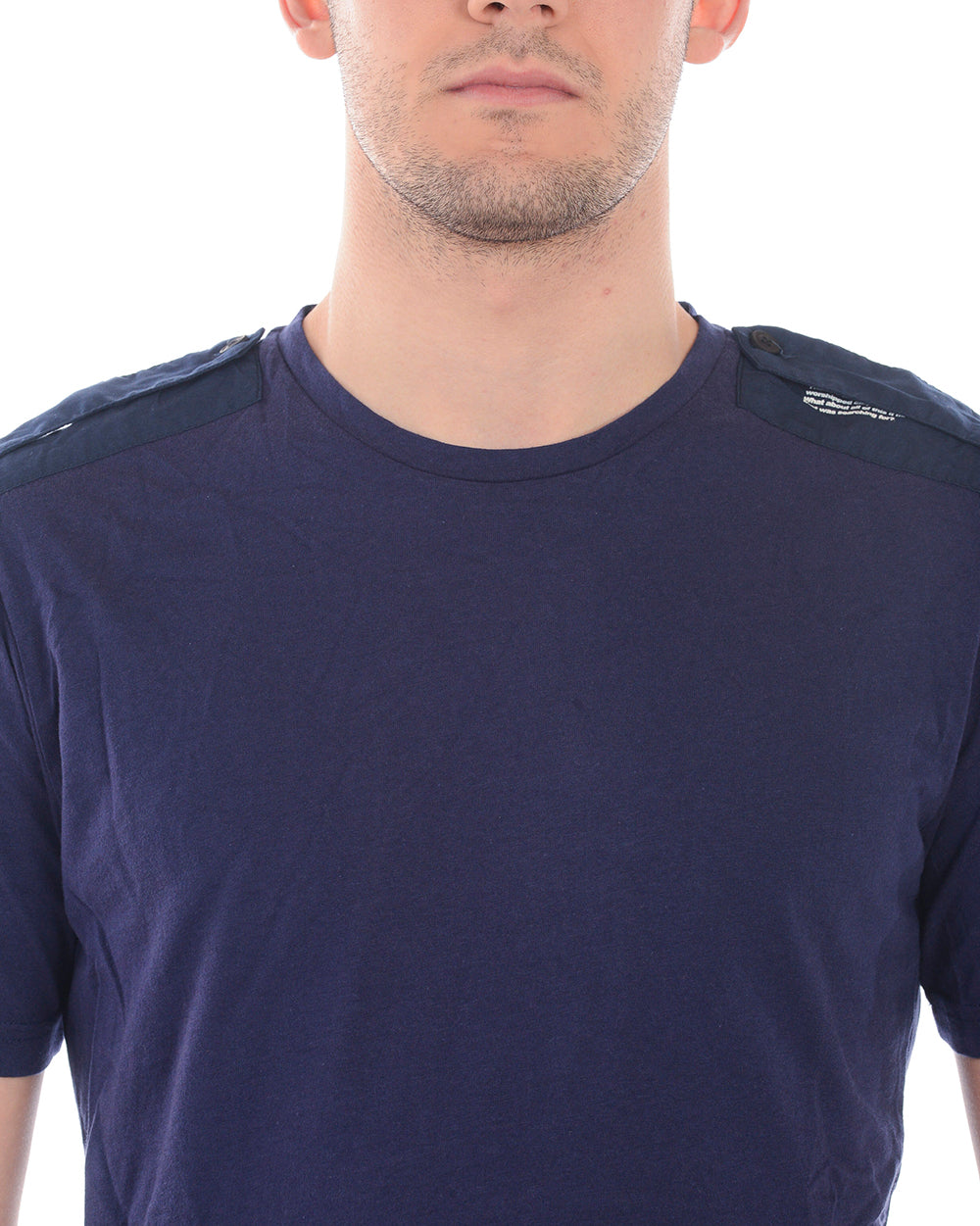 T-shirt Blu Casual Daniele Alessandrini - mem39