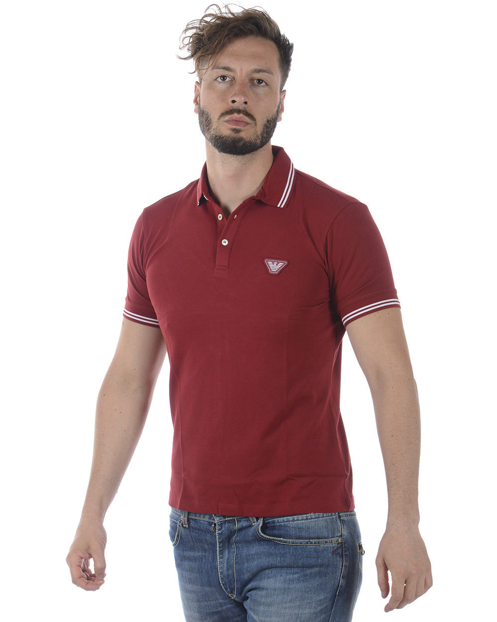 Polo Emporio Armani XL Rosso e Bianco - mem39