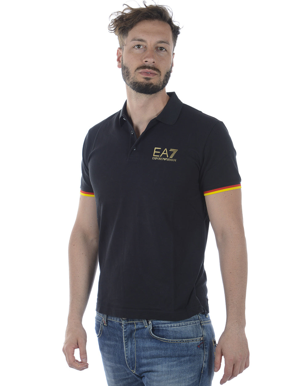 Polo Nero EA7 Emporio Armani - mem39