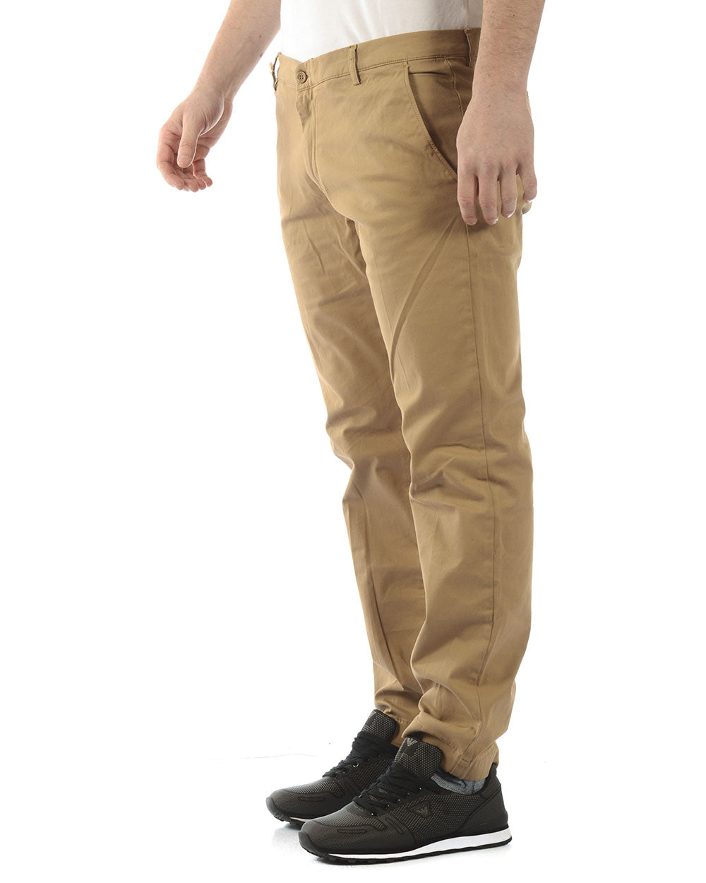 Pantaloni Stretch Grigio Daniele Alessandrini - mem39