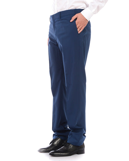 Pantaloni Daniele Alessandrini Blu Classico 52 - mem39