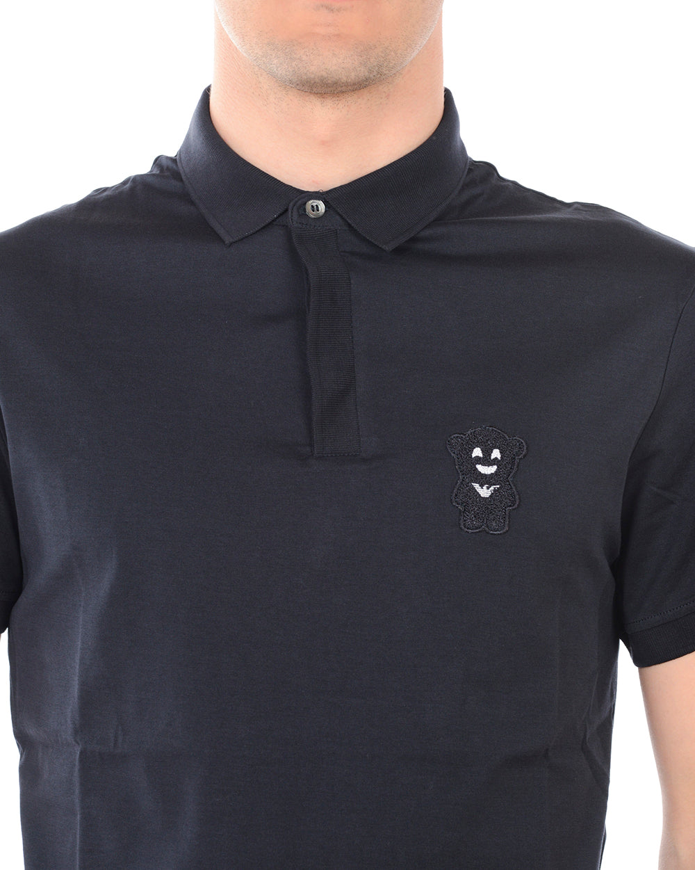 Polo Emporio Armani Blu in Cotone - mem39