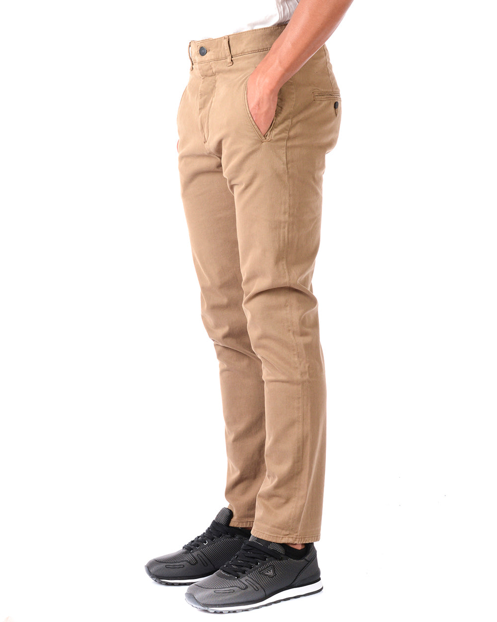 Jeans Daniele Alessandrini Beige Cotone Elastico M - mem39