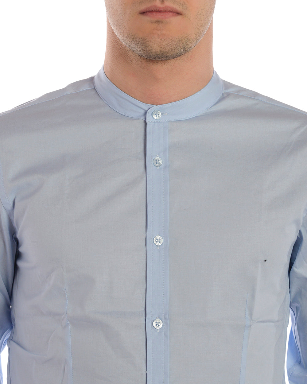 Camicia Celeste Slim Fit Daniele Alessandrini - mem39