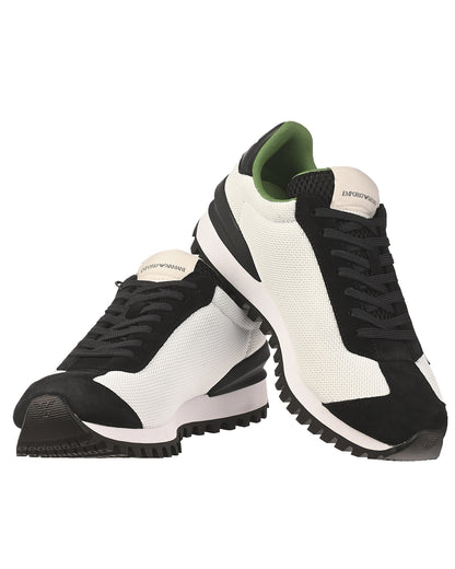 Sneakers Donna Emporio Armani Bianco e Nero - mem39