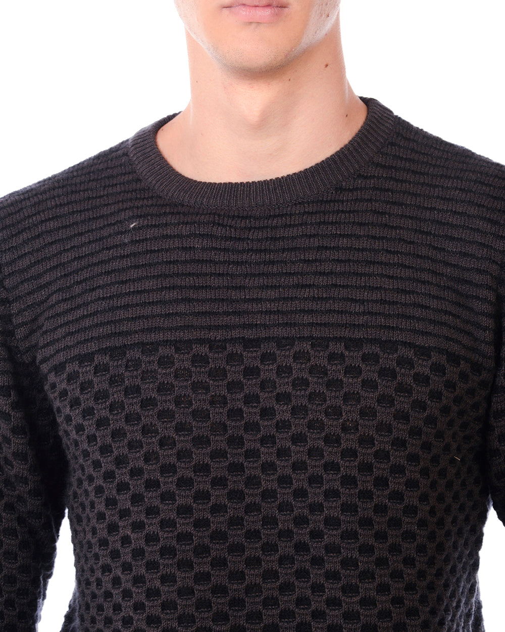 Maglione in Lana e Mohair Distinto Daniele Alessandrini - mem39