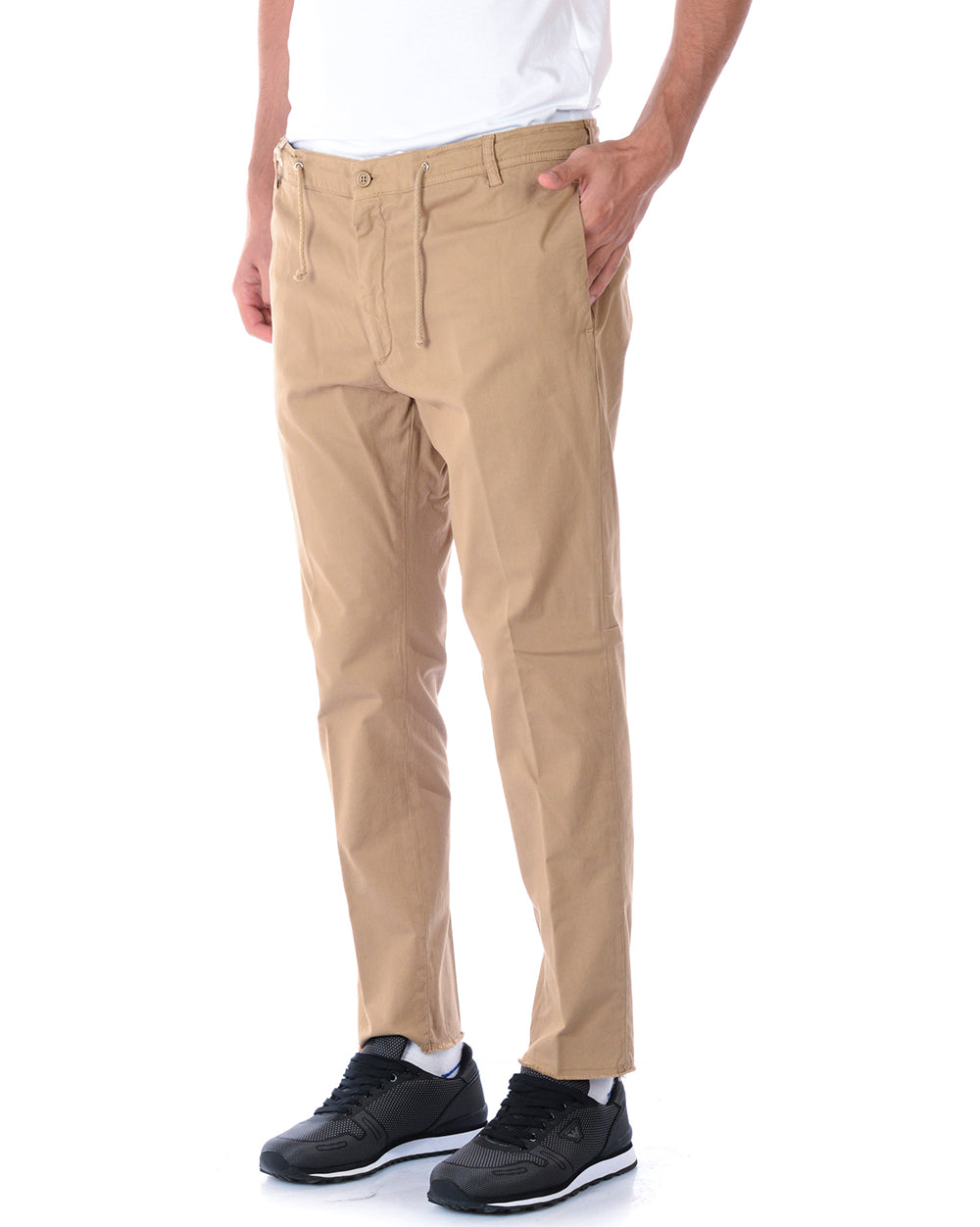 Pantaloni Beige Daniele Alessandrini - mem39