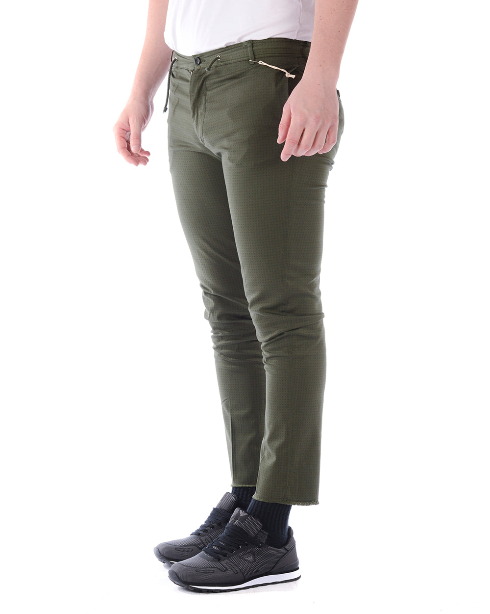 Pantaloni Verde Militare Daniele Alessandrini - mem39