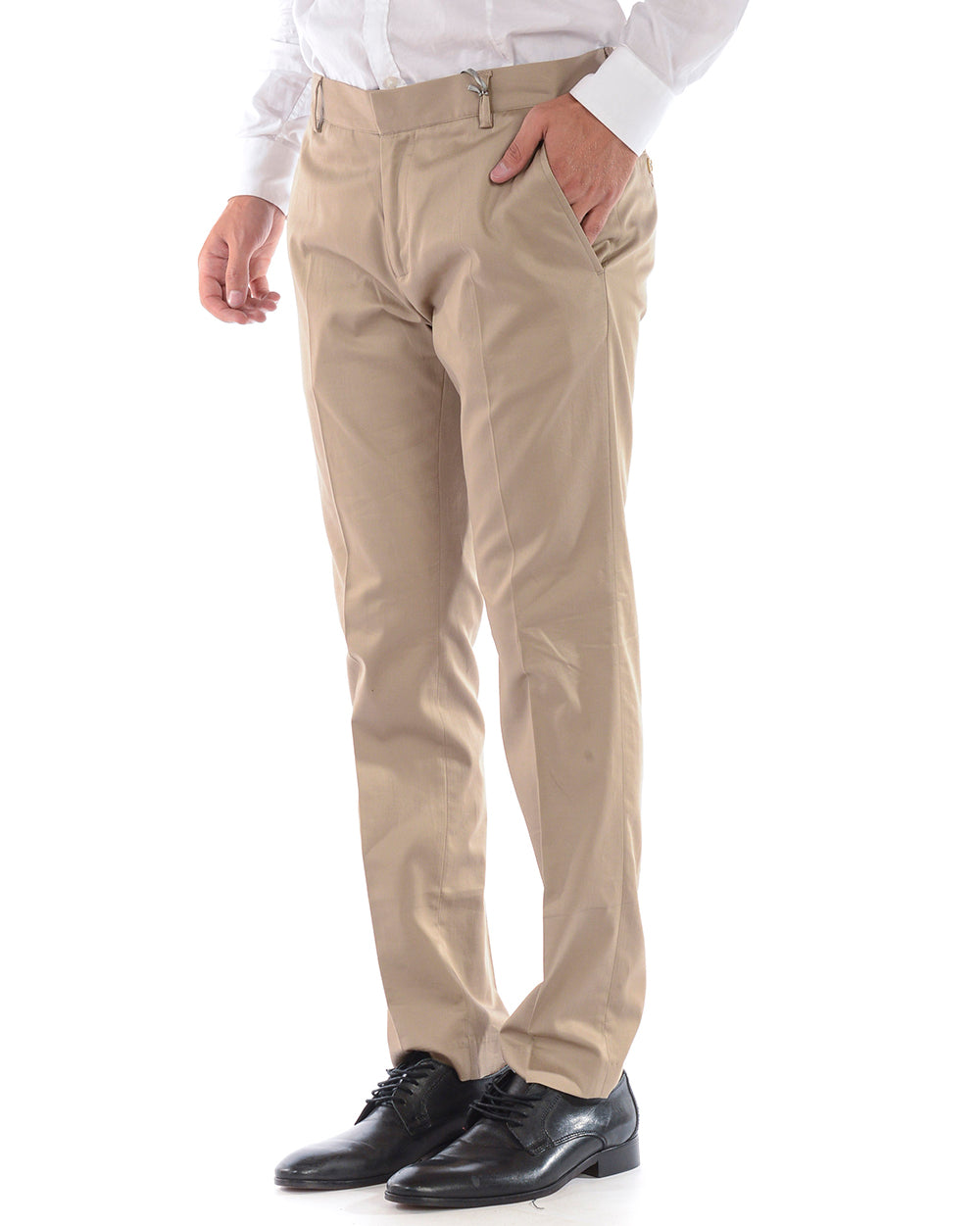 Pantaloni Beige Scuro Daniele Alessandrini - mem39