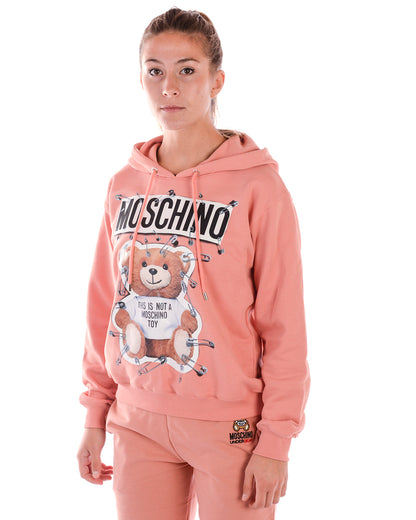 Felpa Rosa Moschino 38 M - mem39