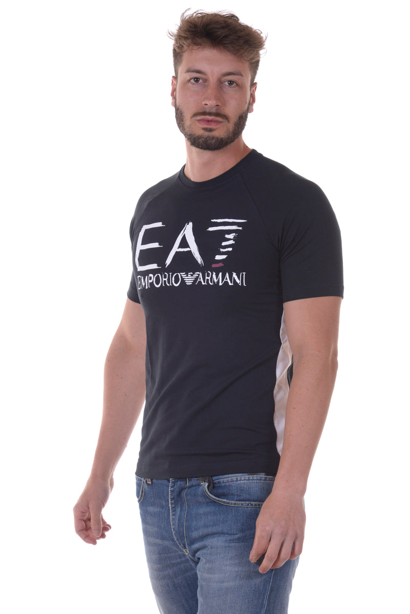 T-shirt Iconico Emporio Armani EA7 Blu Scuro - mem39