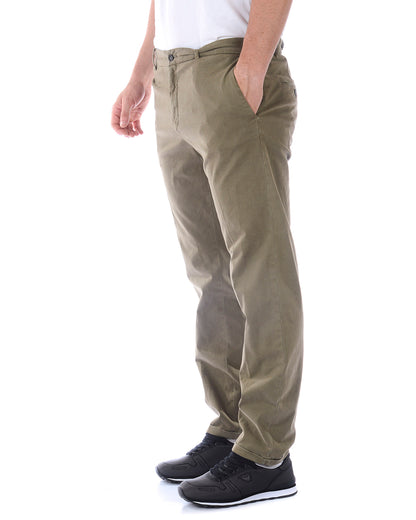 Pantaloni Daniele Alessandrini Beige 52 in Cotone Elastan - mem39