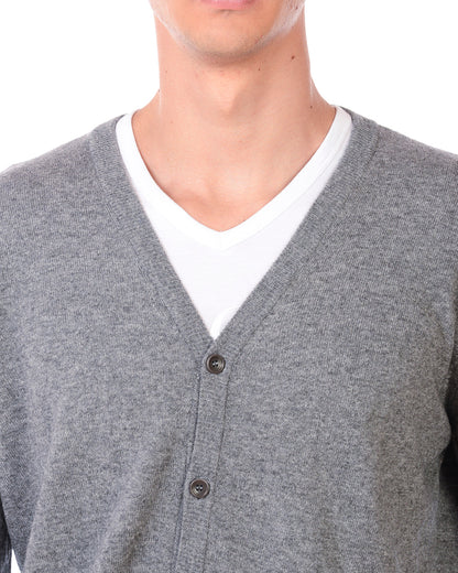 Cardigan Grigio Daniele Alessandrini - mem39