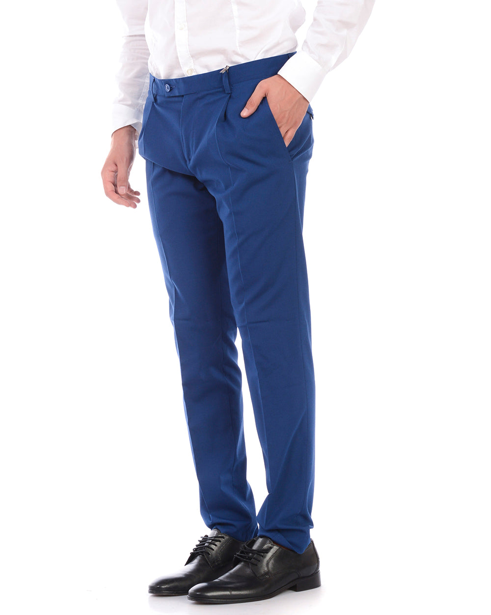 Pantaloni Daniele Alessandrini Blu Eleganza Senza Tempo - mem39