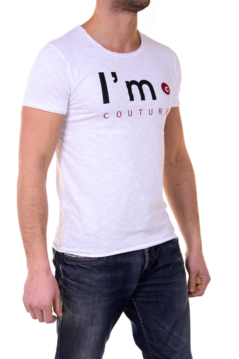 Felpa Grigia con Logo Stampato - I'M C COUTURE - mem39