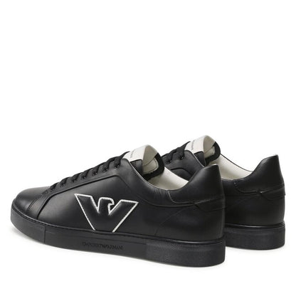 Sneakers Emporio Armani Pelle Nera 39,5 - mem39