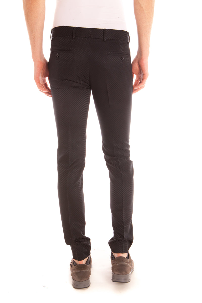 Pantaloni Eleganza Nero Daniele Alessandrini - mem39