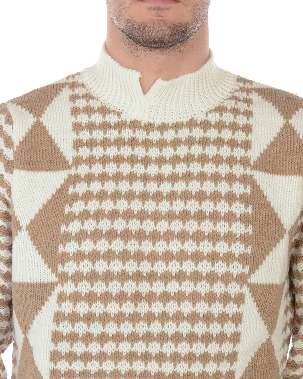 Maglia Beige Daniele Alessandrini 50 - mem39