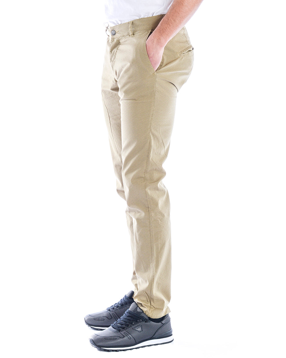 Pantaloni Beige Daniele Alessandrini - mem39