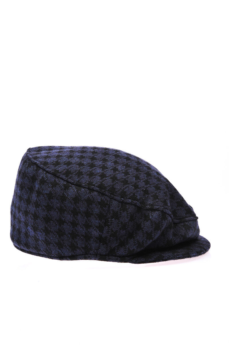 Cappello Daniele Alessandrini Lana Blu Autunno/Inverno - mem39