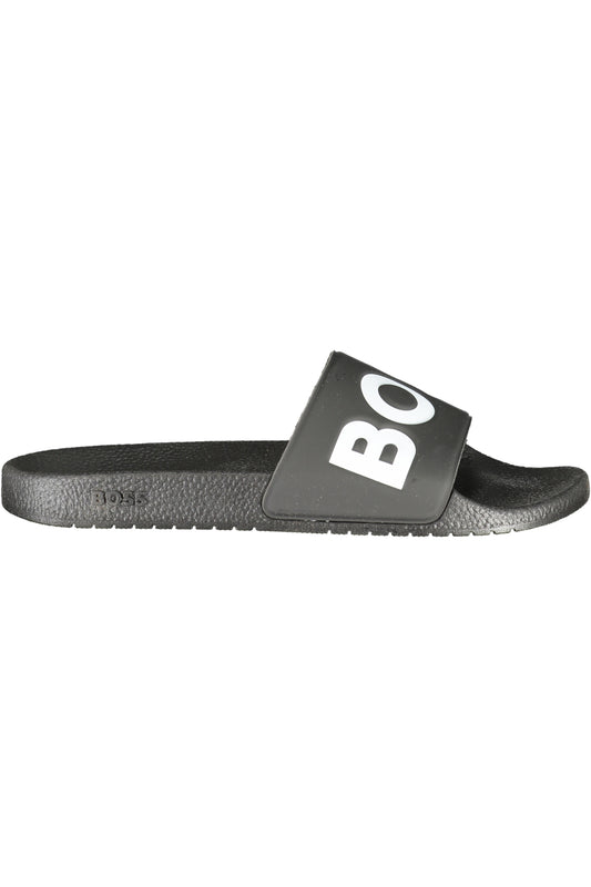 BOSS CALZATURA CIABATTA UOMO NERO