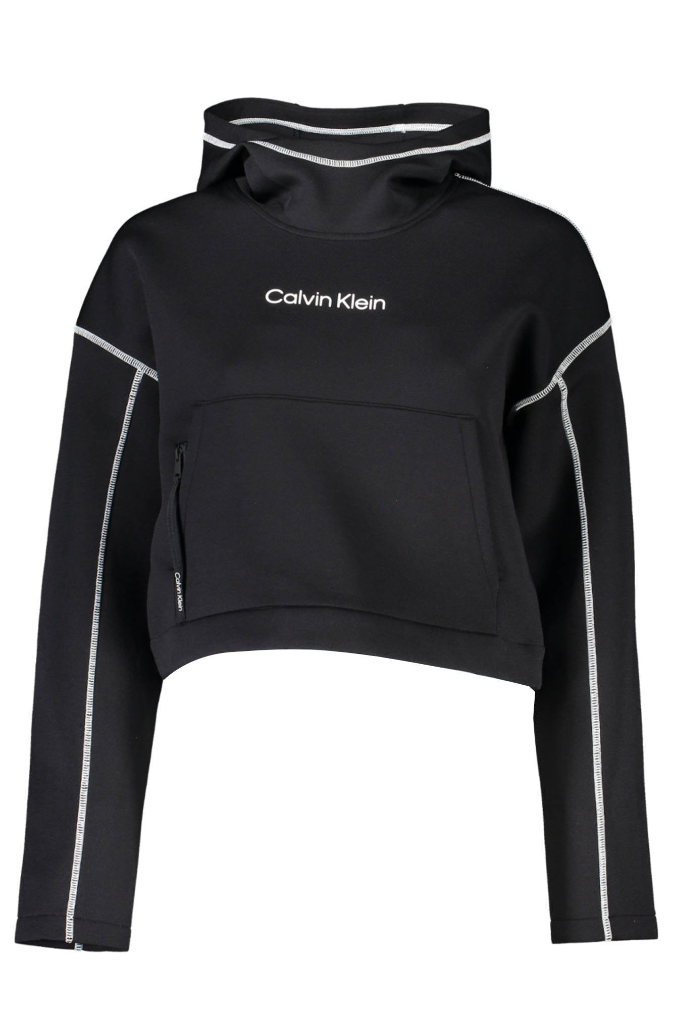 Calvin Klein Felpa Senza Zip Donna Nero"" - mem39