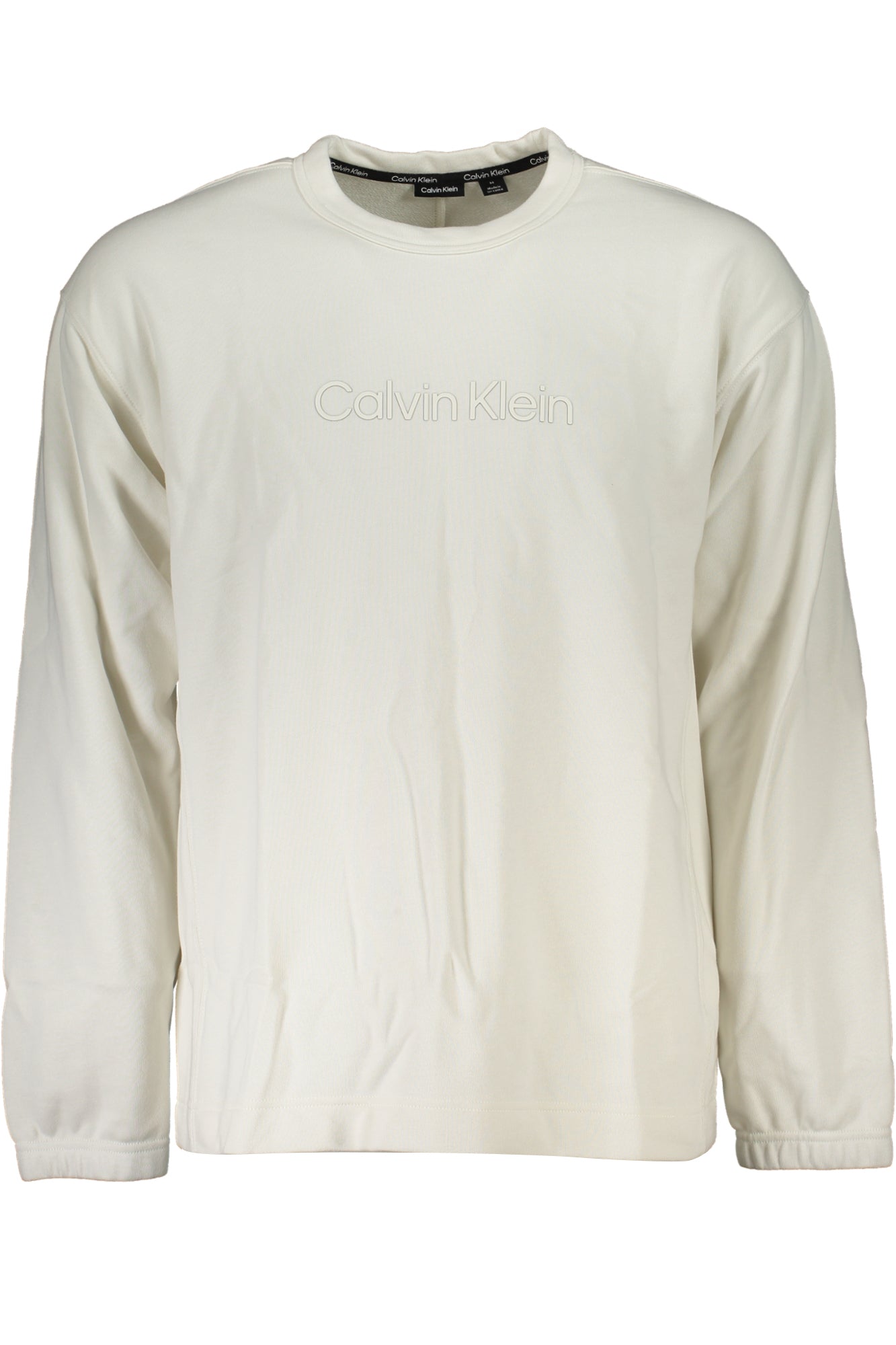 Calvin Klein Felpa Senza Zip Uomo Bianco"" - mem39